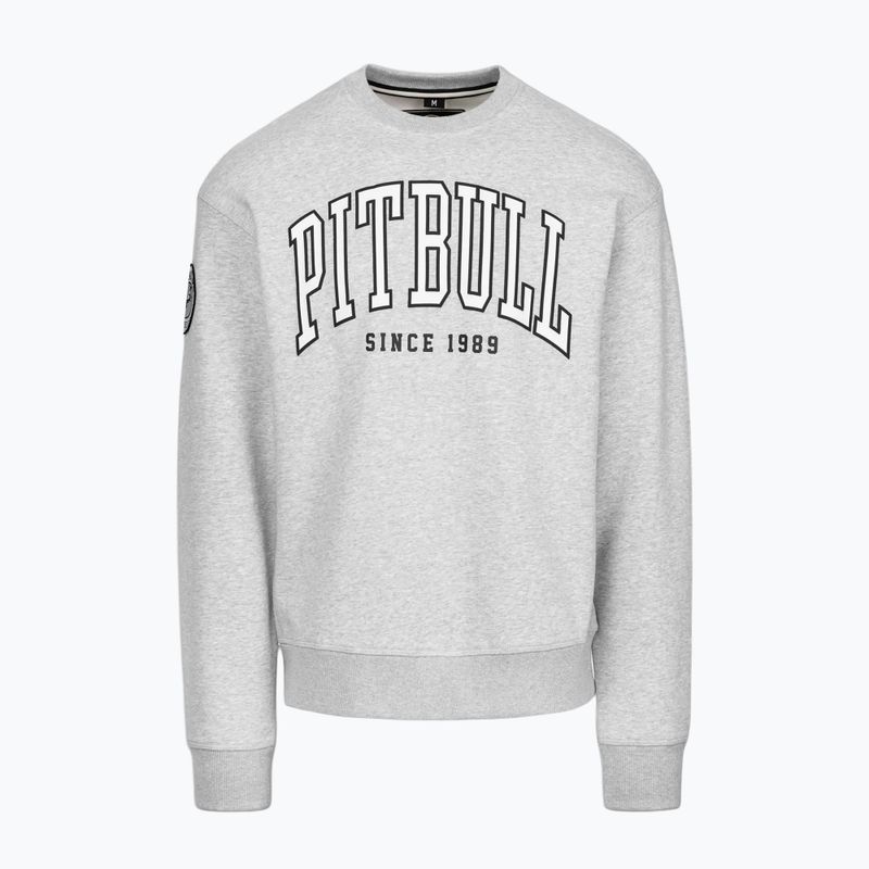 Мъжки суитшърт Pitbull Badger Crewneck grey/melange 5