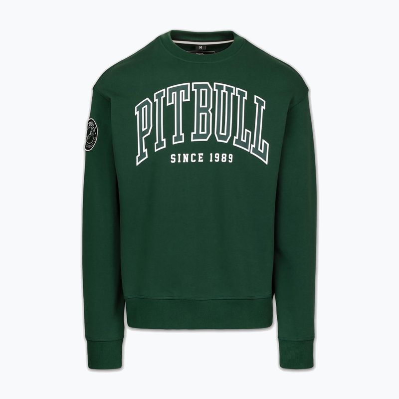Мъжки суитшърт Pitbull Badger Crewneck hunter/green 4
