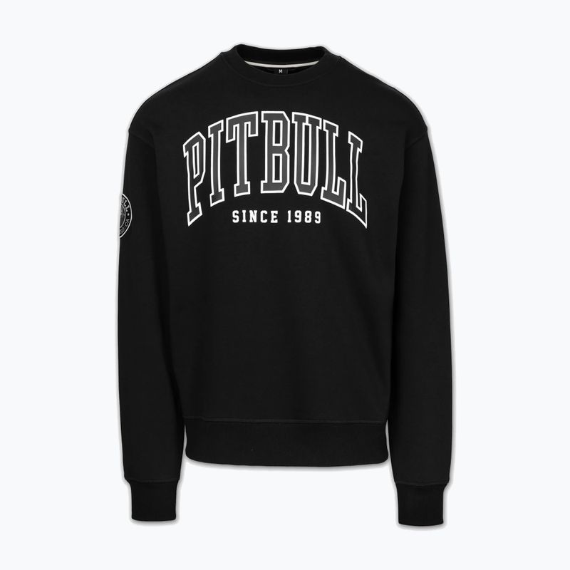 Мъжки суитшърт Pitbull Badger Crewneck black 5