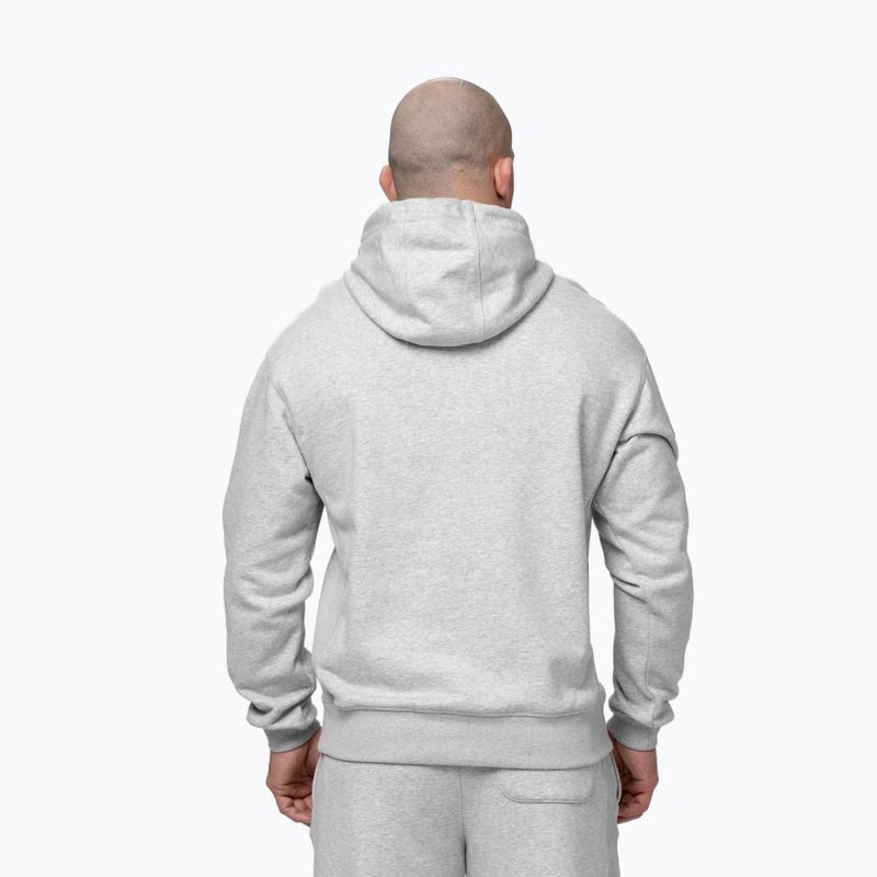 Мъжки суитшърт Pitbull Badger Hooded grey/melange 3