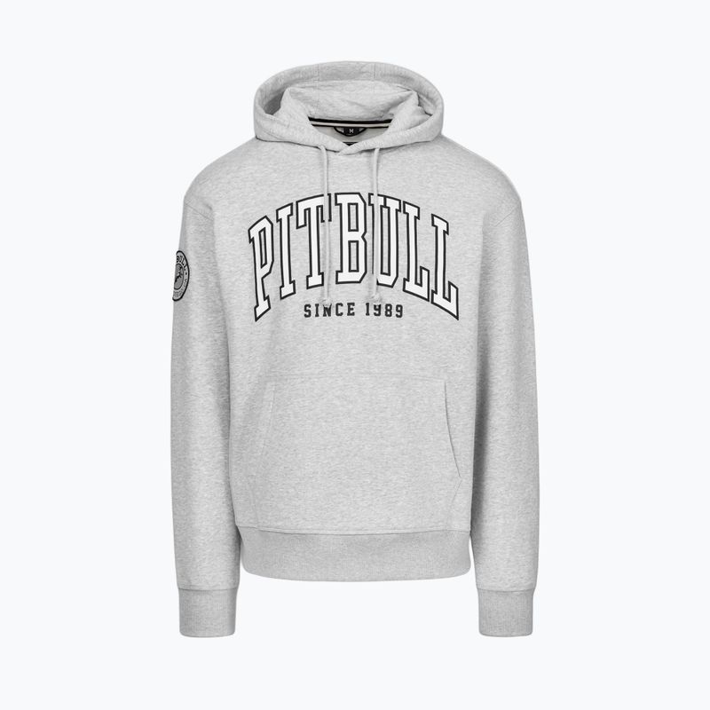 Мъжки суитшърт Pitbull Badger Hooded grey/melange 4