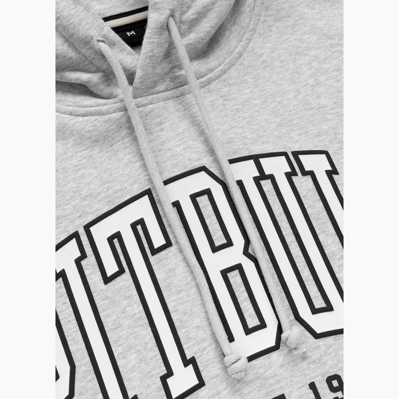 Мъжки суитшърт Pitbull Badger Hooded grey/melange 6