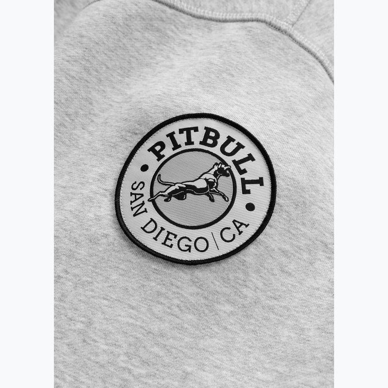 Мъжки суитшърт Pitbull Badger Hooded grey/melange 8