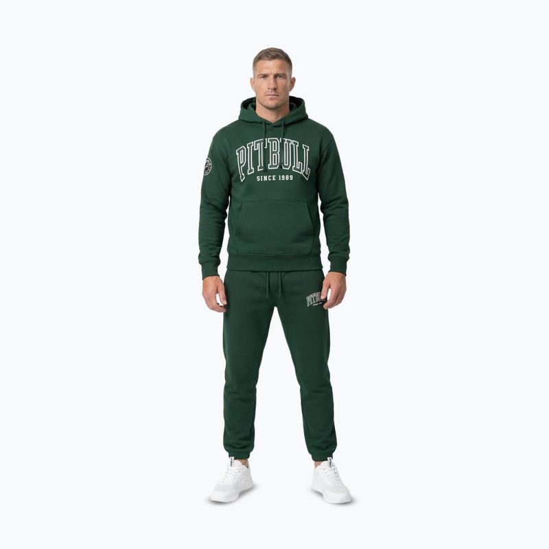 Мъжки суитшърт Pitbull Badger Hooded hunter green 2