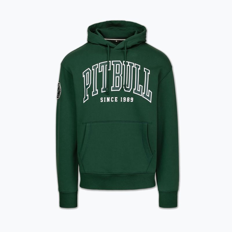 Мъжки суитшърт Pitbull Badger Hooded hunter green 3