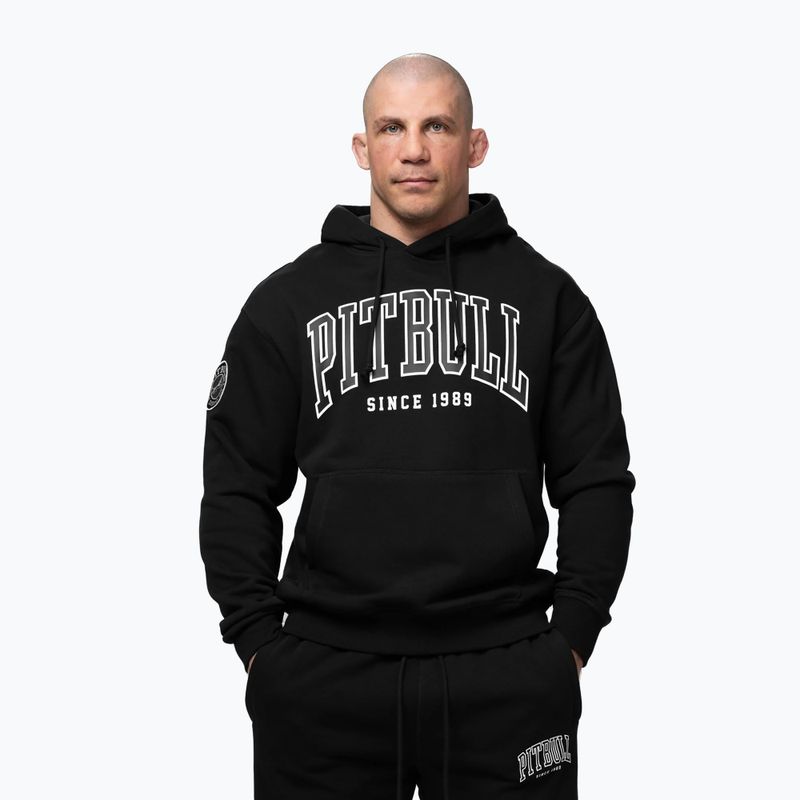 Мъжки суитшърт Pitbull Badger Hooded black