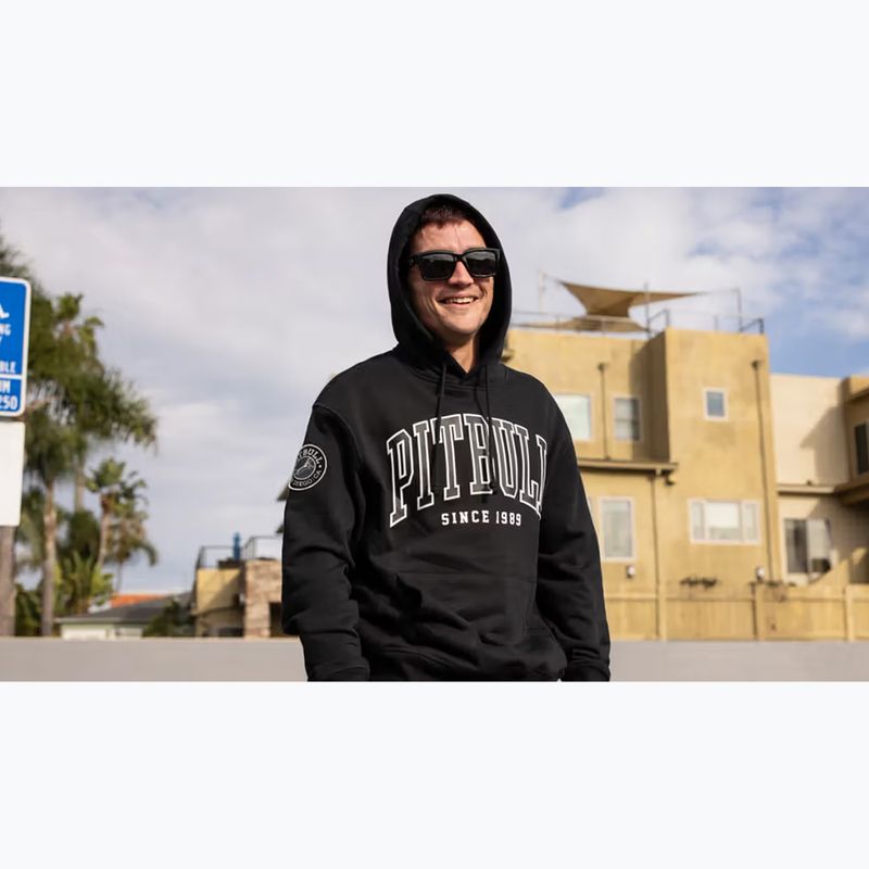 Мъжки суитшърт Pitbull Badger Hooded black 12