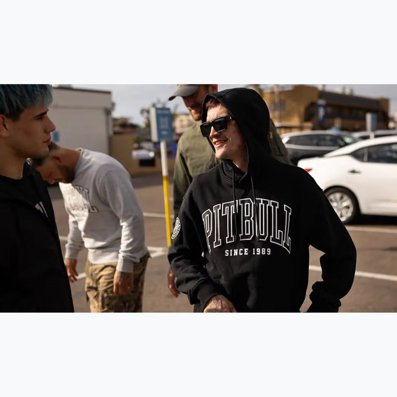 Мъжки суитшърт Pitbull Badger Hooded black 13