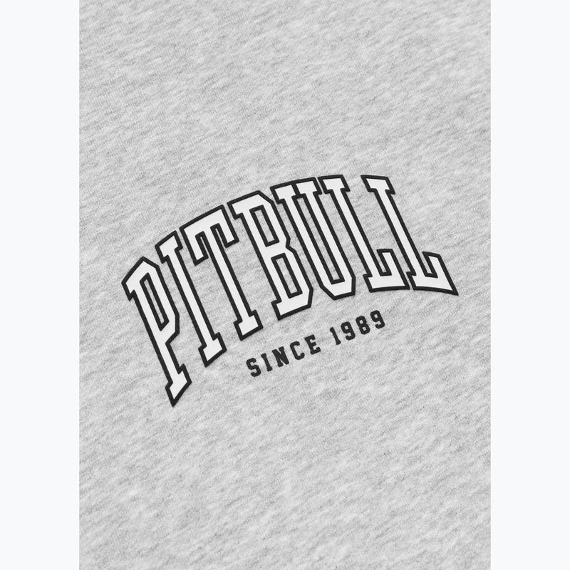 Мъжки суитшърт Pitbull Badger Hooded Zip grey/melange 11