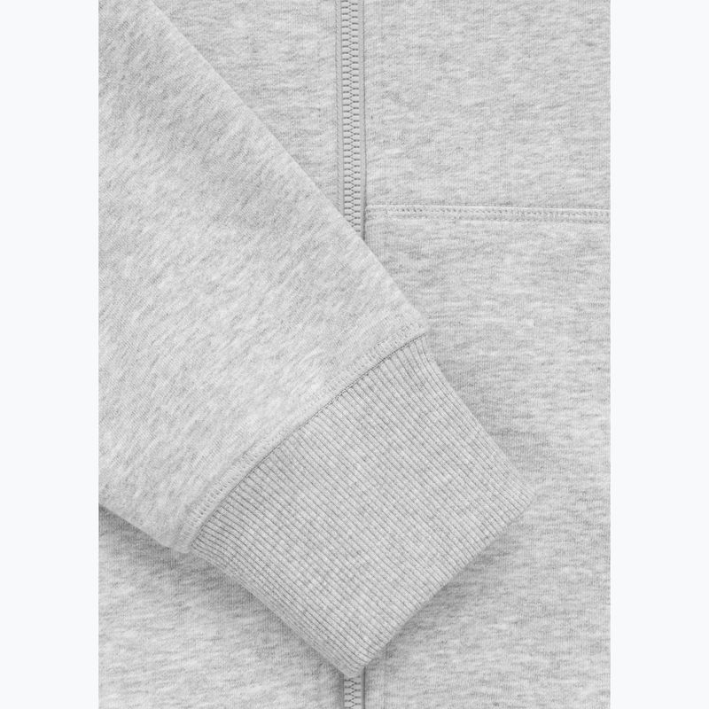 Мъжки суитшърт Pitbull Badger Hooded Zip grey/melange 12