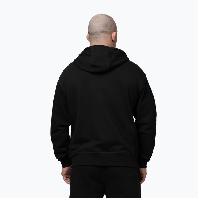 Мъжки суитшърт Pitbull Badger Hooded Zip black 3