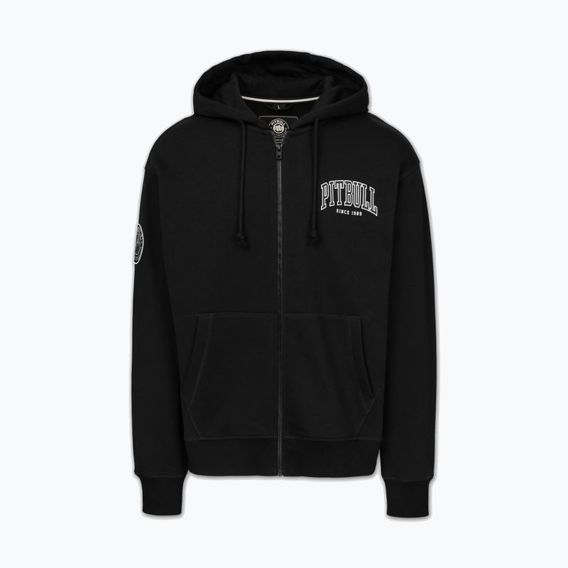 Мъжки суитшърт Pitbull Badger Hooded Zip black 5