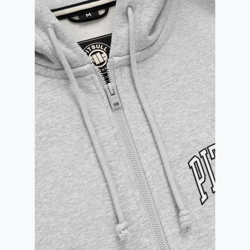 Мъжки суитшърт Pitbull Badger Hooded Vest Zip grey/melange 8