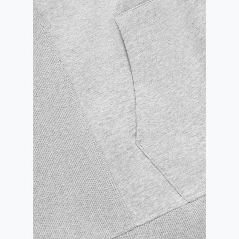 Мъжки суитшърт Pitbull Badger Hooded Vest Zip grey/melange 9