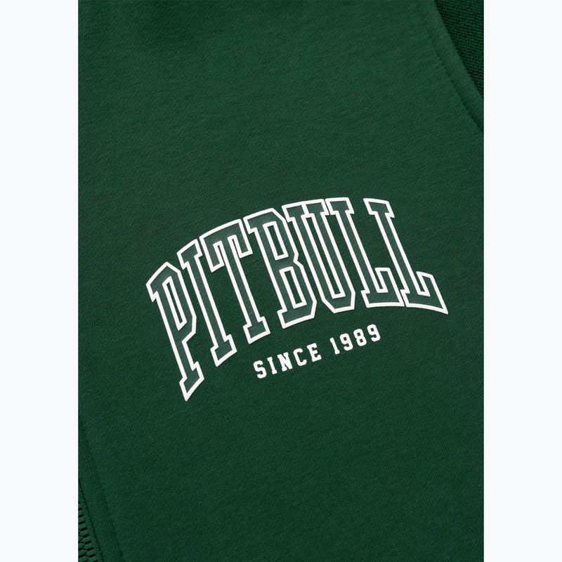 Мъжки суитшърт Pitbull Badger Hooded Vest Zip hunter green 9