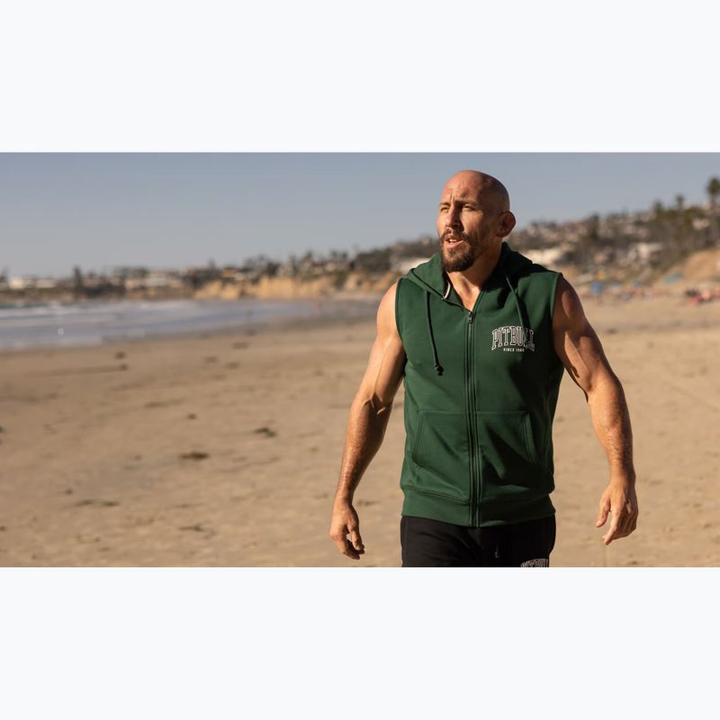 Мъжки суитшърт Pitbull Badger Hooded Vest Zip hunter green 12