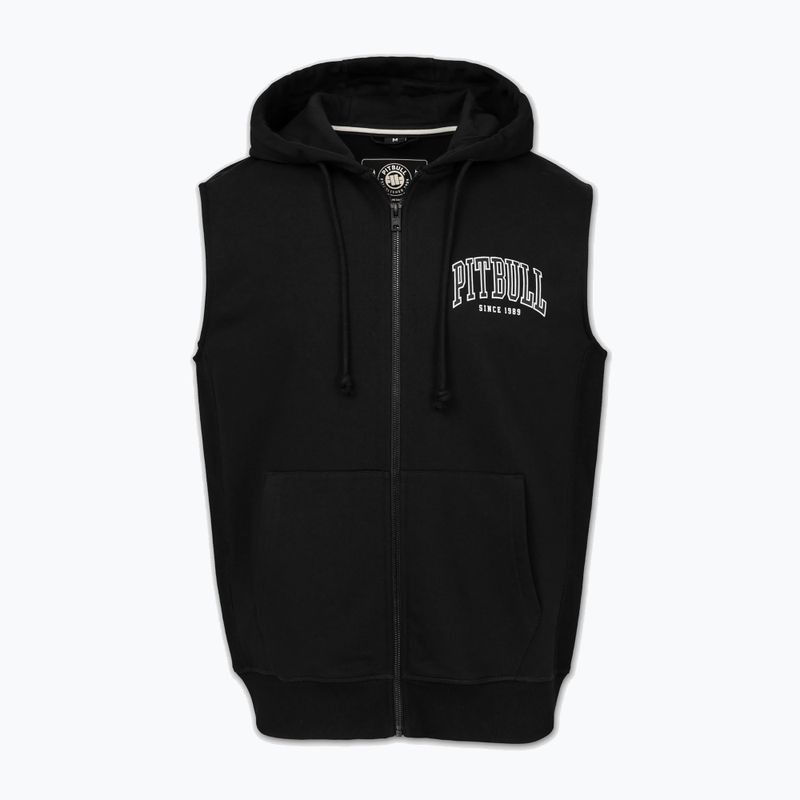 Мъжки суитшърт Pitbull Badger Hooded Vest Zip black 5