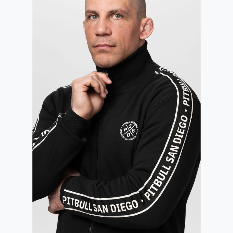 Мъжки суитшърт Pitbull Nexus Track Jacket black 8