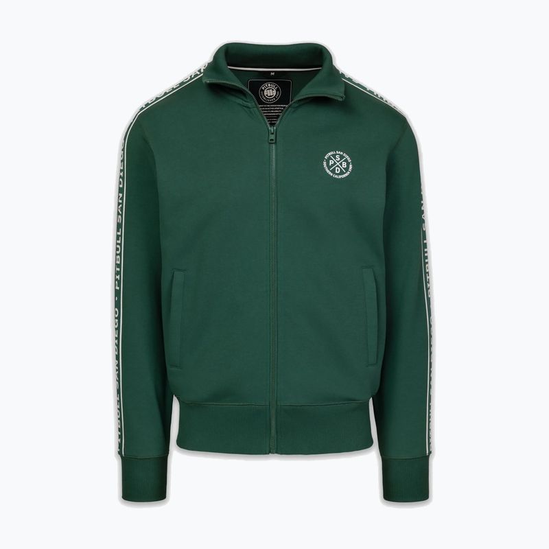Мъжки суитшърт Pitbull Nexus Track Jacket bottle green 5