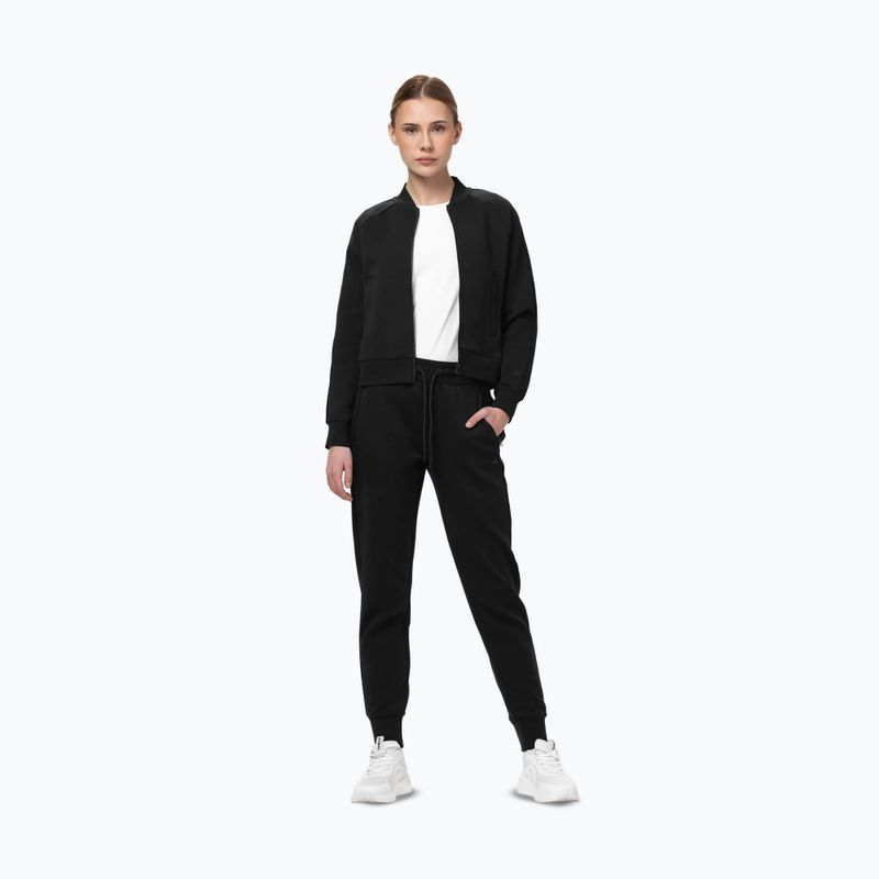 Дамски суитшърт Pitbull Discovery Collar Zip Track Jacket black 2