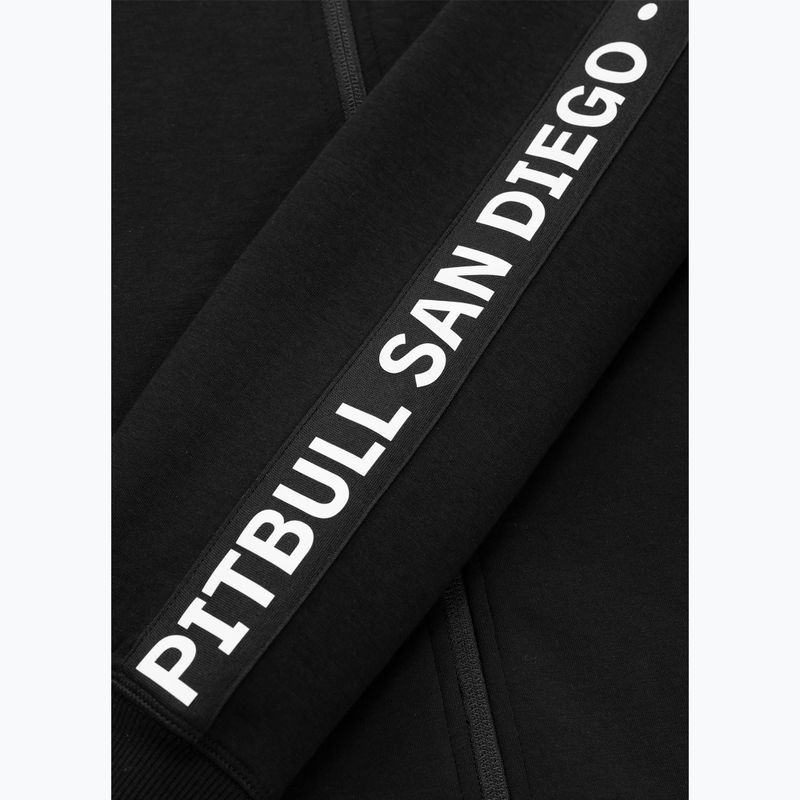 Дамски суитшърт Pitbull Explory Tape Hooded Zip black 12