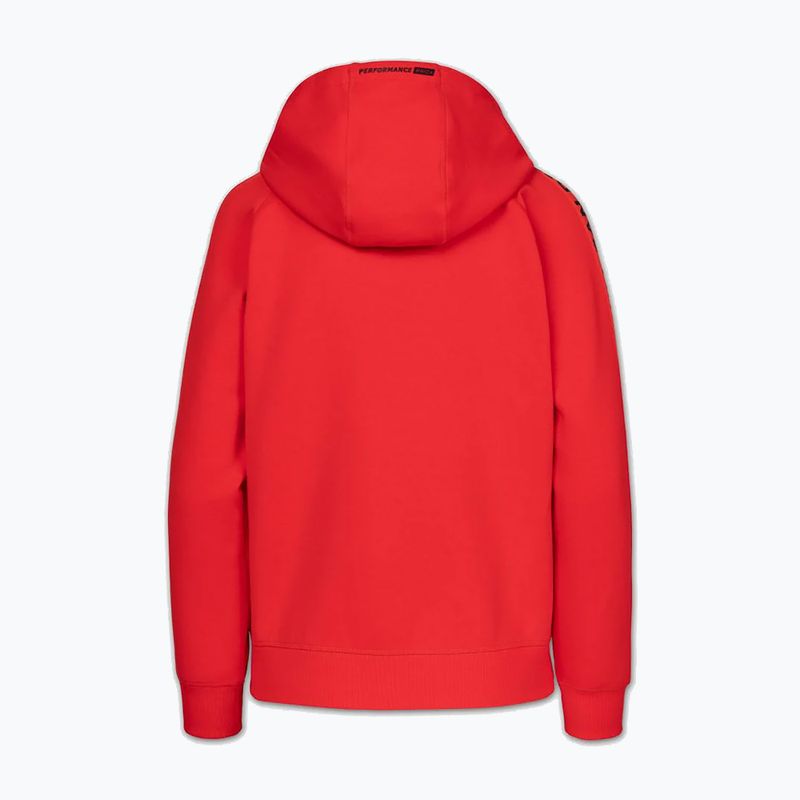 Дамски суитшърт Pitbull Explory Tape Hooded Zip fluo/red 7