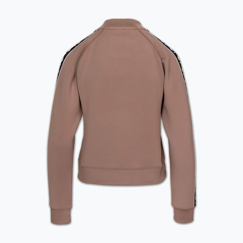 Дамски суитшърт Pitbull Verona Collar Zip chocolate mousse 7