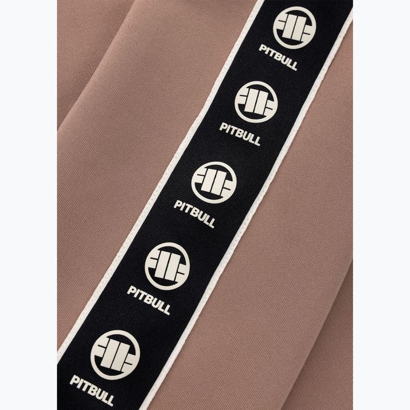 Дамски суитшърт Pitbull Verona Collar Zip chocolate mousse 10