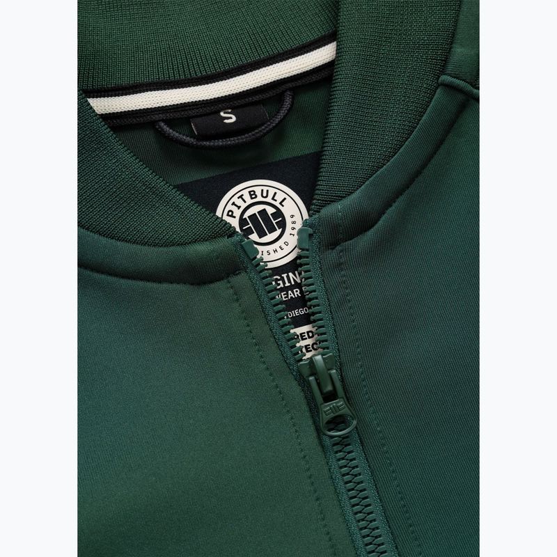 Дамски суитшърт Pitbull Verona Collar Zip bottle green 8