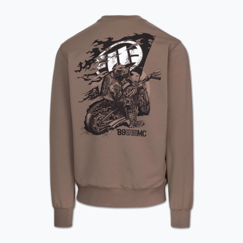 Мъжки суитшърт Pitbull MC Crewneck Sweatshirt brown savana 5