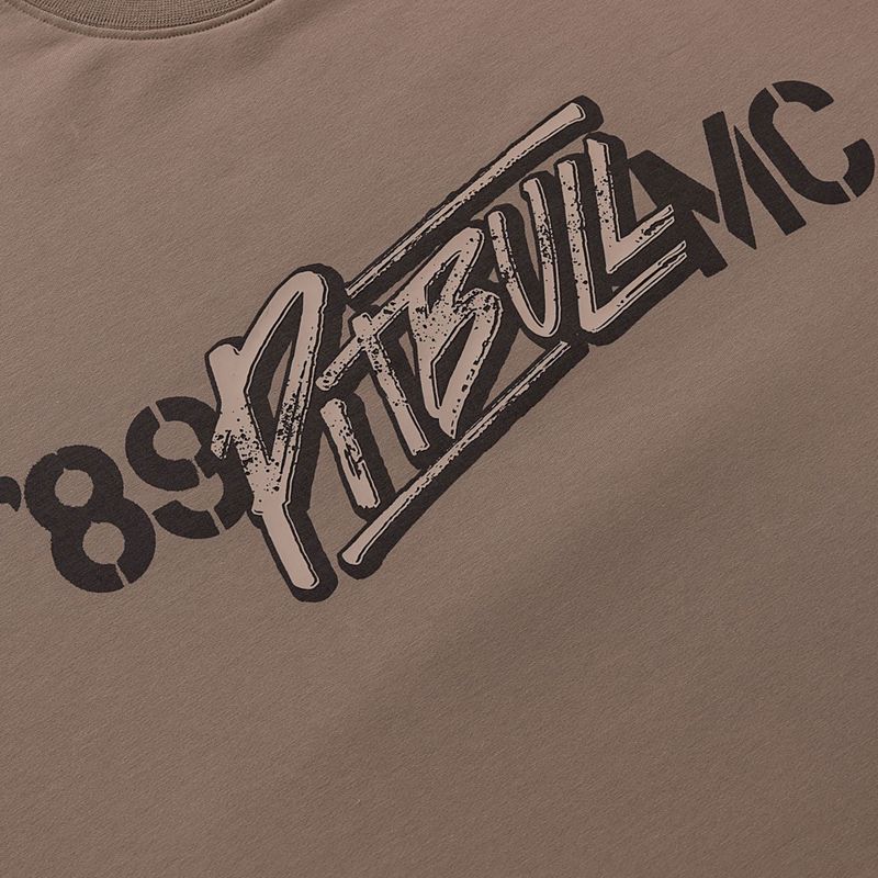 Мъжки суитшърт Pitbull MC Crewneck Sweatshirt brown savana 7