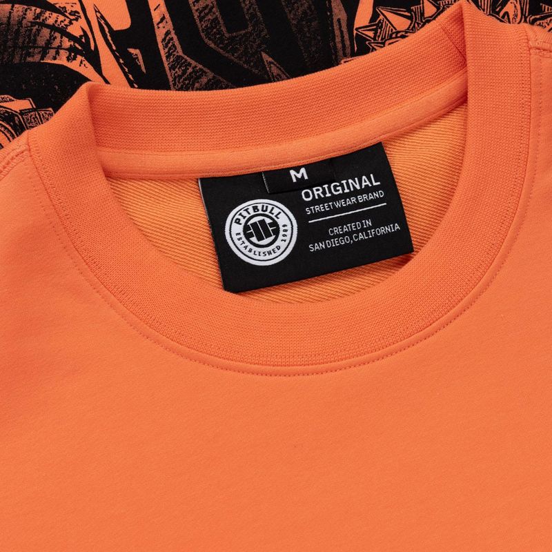 Мъжки суитшърт Pitbull USA Crewneck Sweatshirt fluo orange 7
