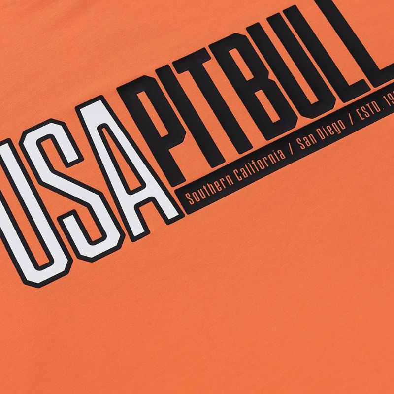 Мъжки суитшърт Pitbull USA Crewneck Sweatshirt fluo orange 8