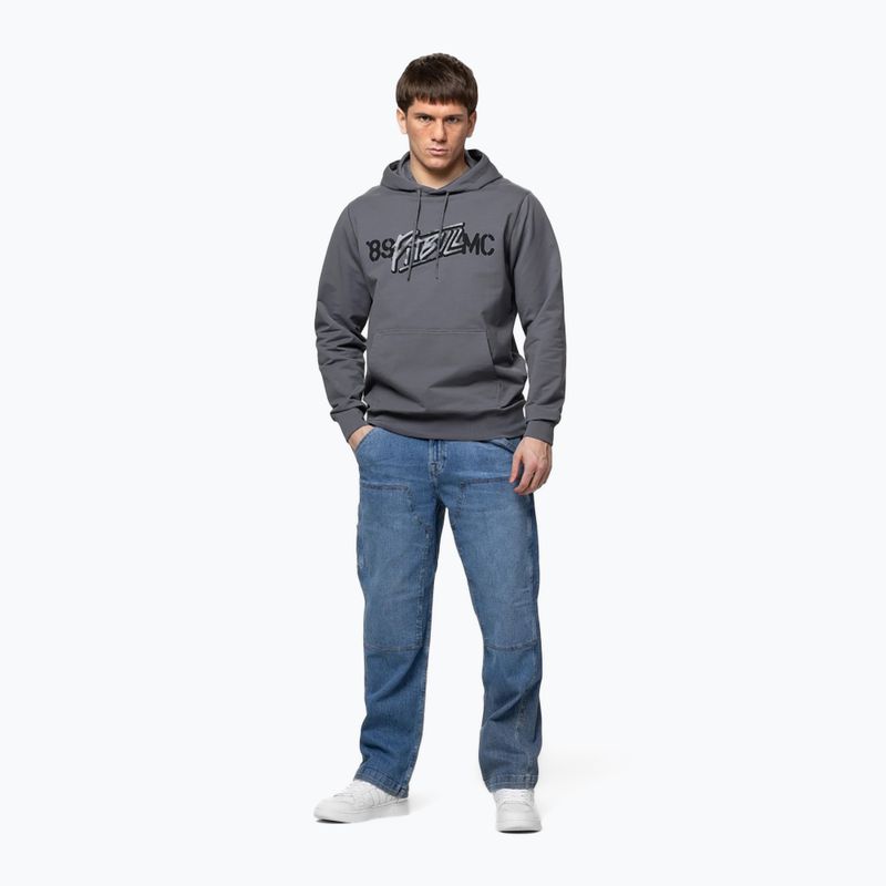 Мъжки суитшърт Pitbull MC Sweatshirt Hooded graphite 2