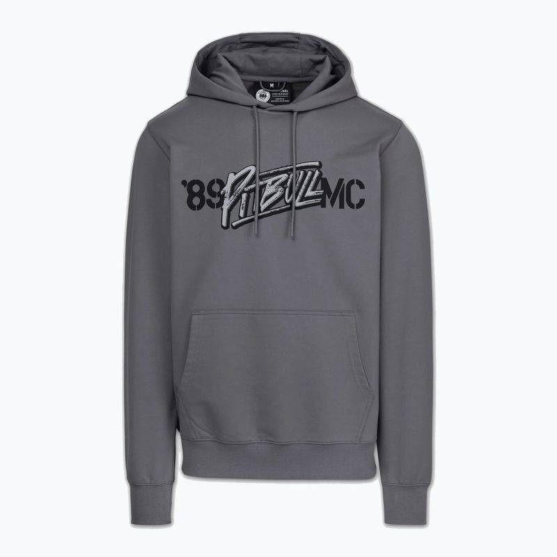 Мъжки суитшърт Pitbull MC Sweatshirt Hooded graphite 5