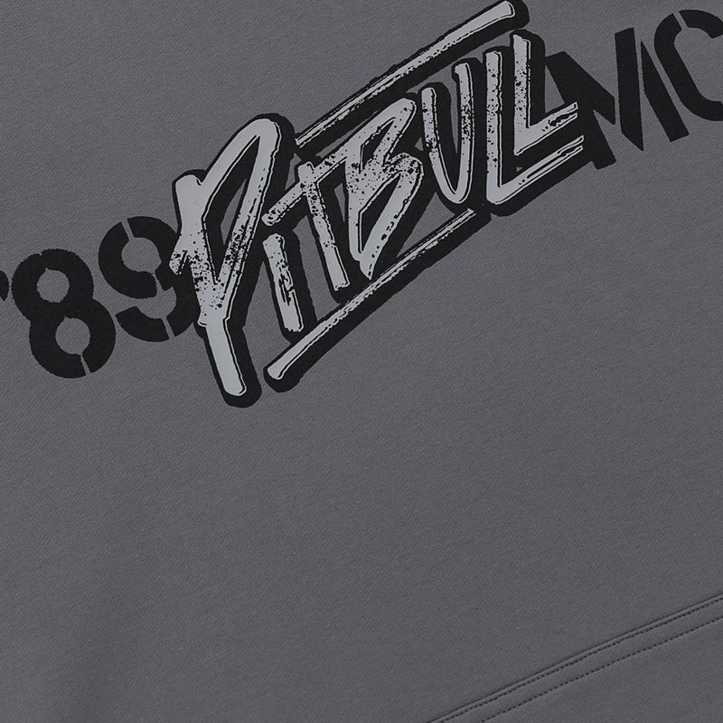 Мъжки суитшърт Pitbull MC Sweatshirt Hooded graphite 8