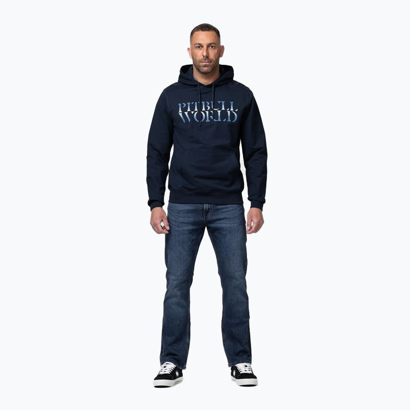 Мъжки суитшърт Pitbull World Sweatshirt Hooded dark navy 2