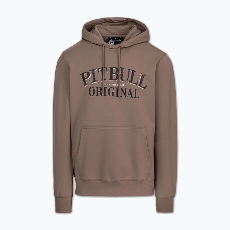 Мъжки суитшърт Pitbull Midnight Sweatshirt Hooded brown savana 7