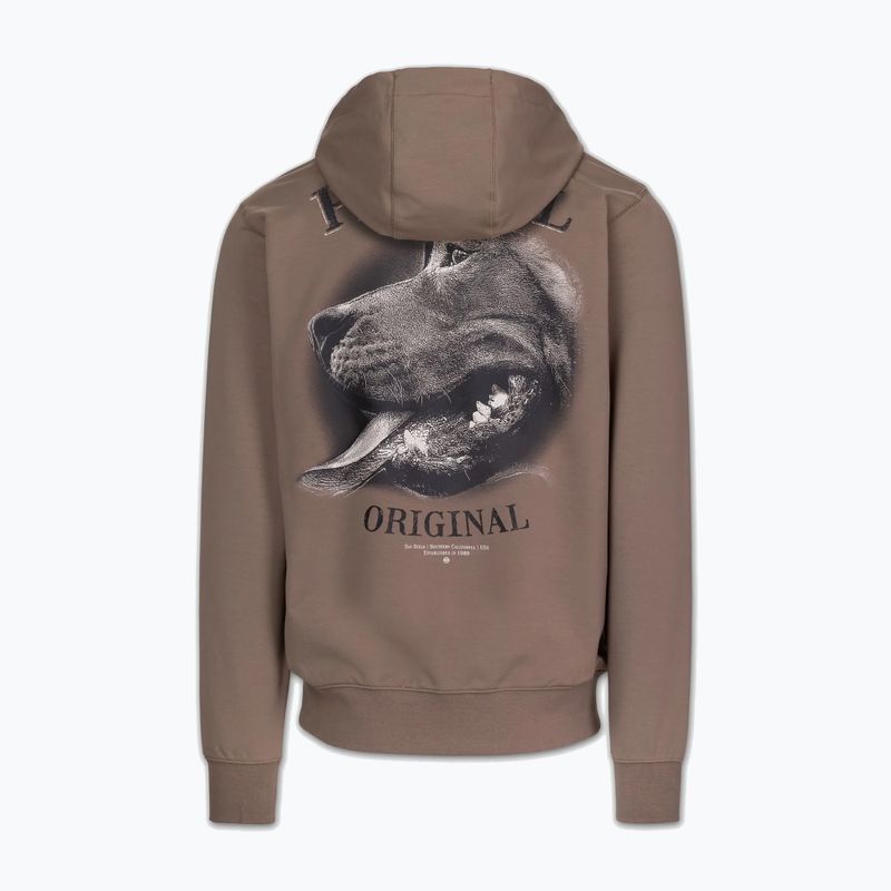 Мъжки суитшърт Pitbull Midnight Sweatshirt Hooded brown savana 8