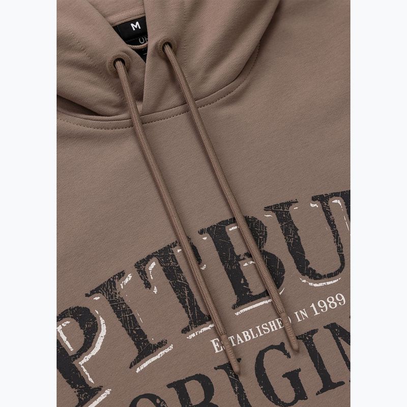 Мъжки суитшърт Pitbull Midnight Sweatshirt Hooded brown savana 9