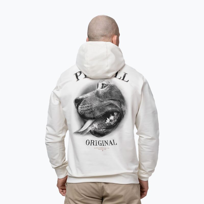 Мъжки суитшърт Pitbull Midnight Sweatshirt Hooded off white 3