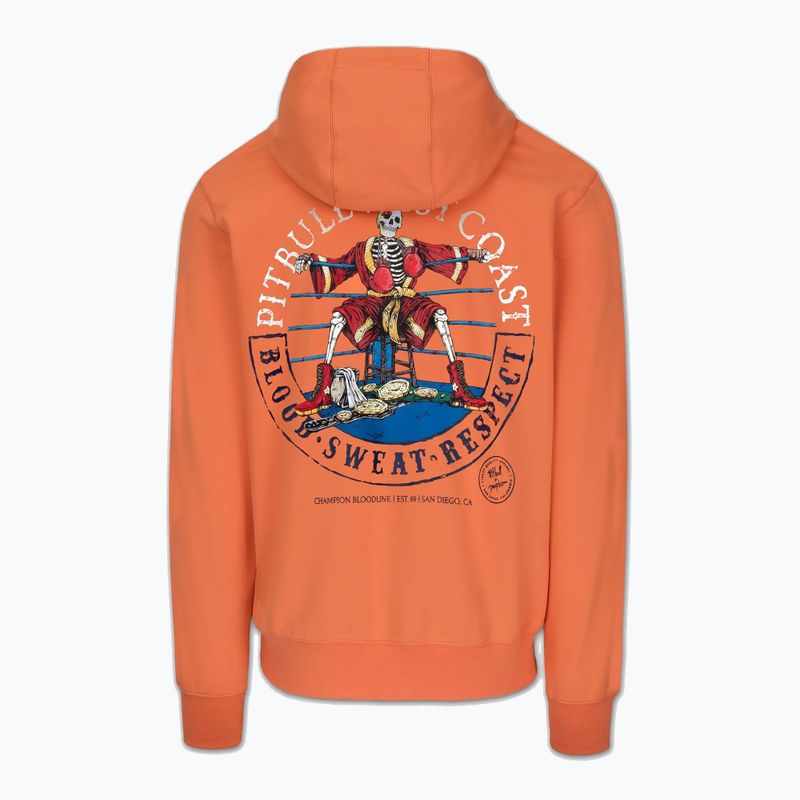 Мъжки суитшърт Pitbull Bloodline 2 Sweatshirt Hooded fluo orange 6