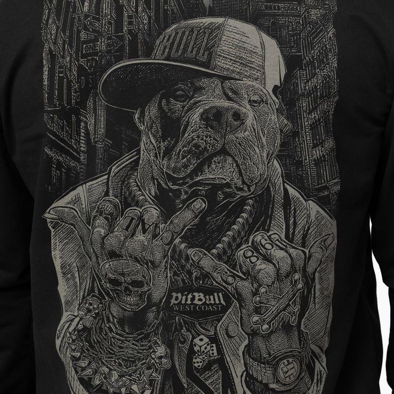 Мъжки суитшърт Pitbull USA Hooded Zip black 5