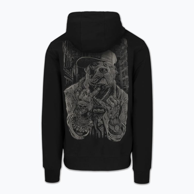 Мъжки суитшърт Pitbull USA Hooded Zip black 7