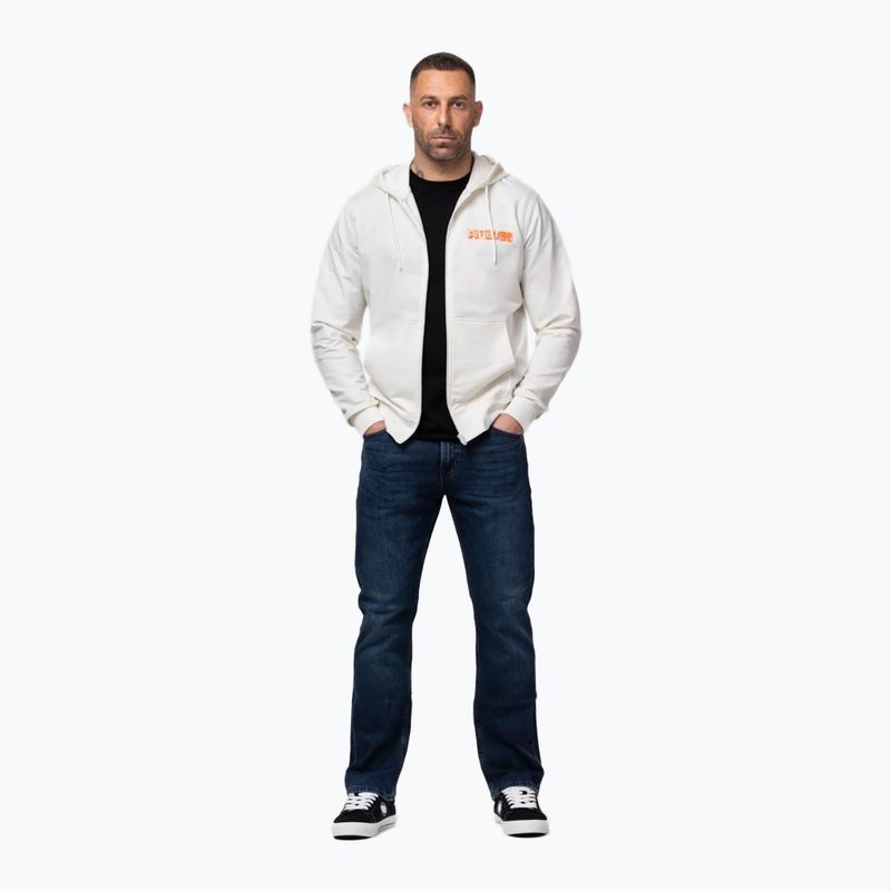 Мъжки суитшърт Pitbull Blacky Sweatshirt Zip Hooded off white 2