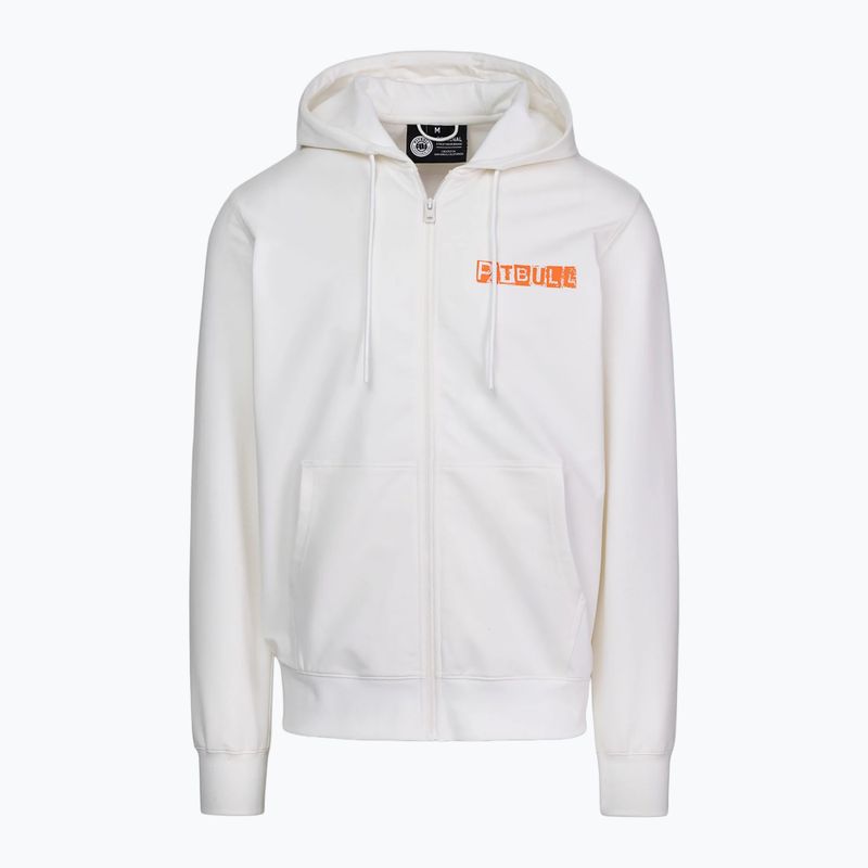 Мъжки суитшърт Pitbull Blacky Sweatshirt Zip Hooded off white 5