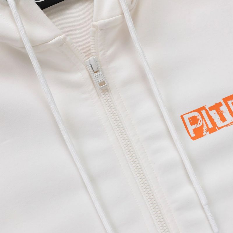 Мъжки суитшърт Pitbull Blacky Sweatshirt Zip Hooded off white 7