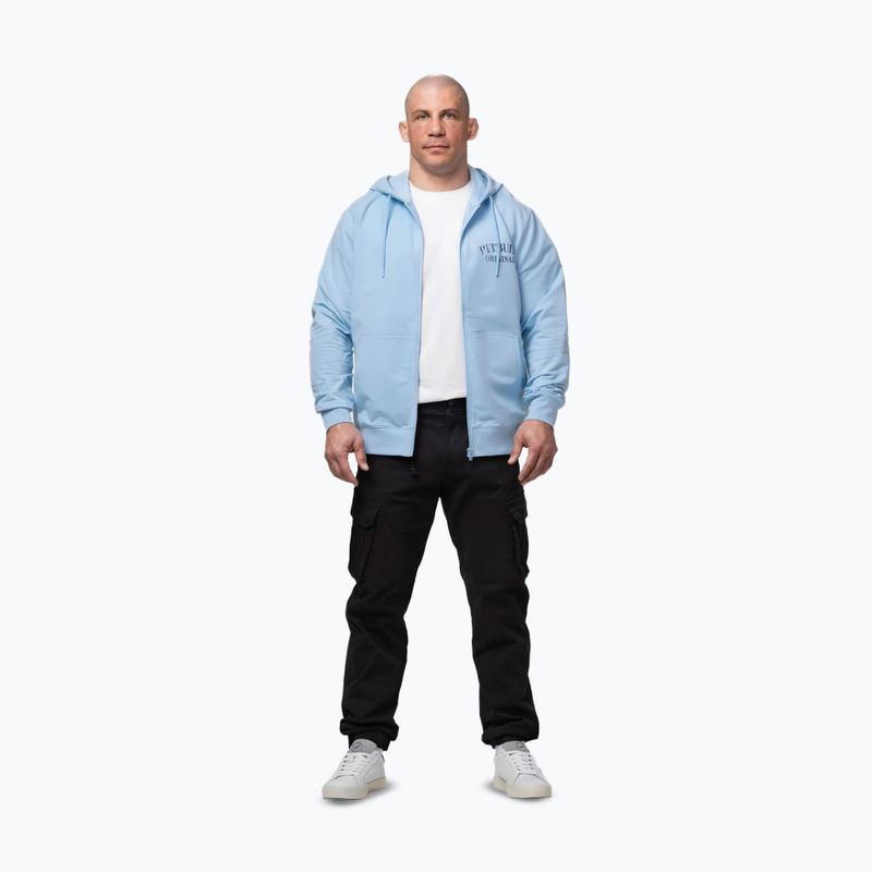 Мъжки суитшърт Pitbull Midnight Sweatshirt Zip Hooded sky blue 2