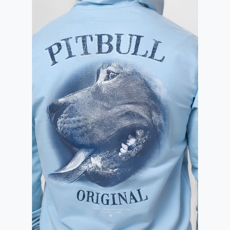 Мъжки суитшърт Pitbull Midnight Sweatshirt Zip Hooded sky blue 5