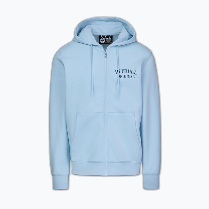 Мъжки суитшърт Pitbull Midnight Sweatshirt Zip Hooded sky blue 6